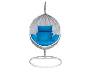 Подвесное плетеное кресло "Paradiso" KM-0031 big blue