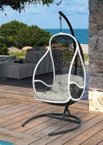 Подвесное плетеное кресло "Flyhang Modern"