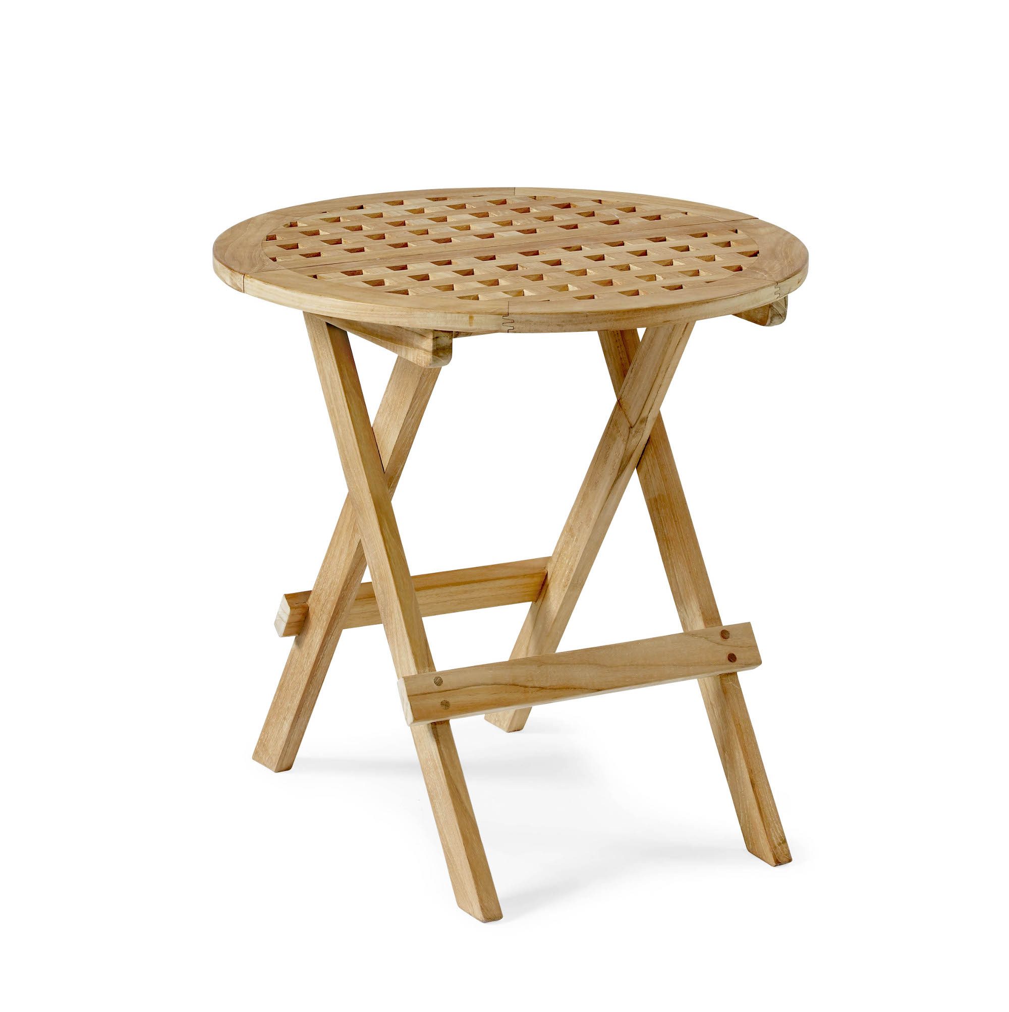 Кофейный стол из тика "Moni", Ø 50 см