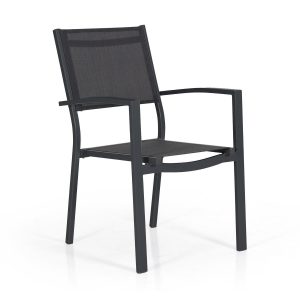 Кресло из текстилена "Leone", цвет черный Brafab