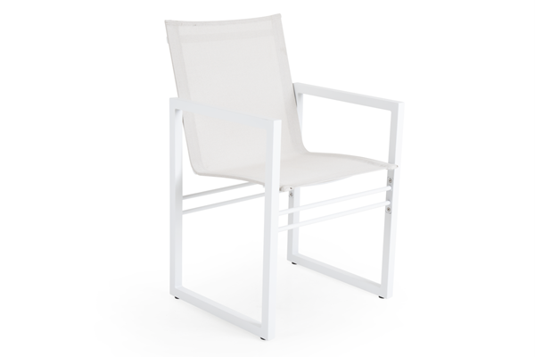 Кресло садовое "Vevi" white текстилен Brafab