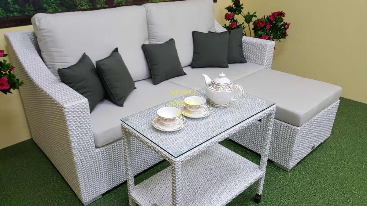Плетеная мебель "Pegas" white patio set