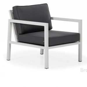Кресло садовое "Belfort", цвет белый/антрацит Brafab