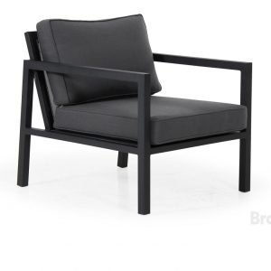 Кресло садовое "Belfort", цвет черный Brafab