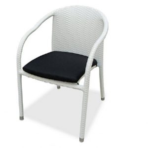 Плетеный стул "Lotus", цвет белый