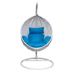 Подвесное плетеное кресло "Paradiso" KM-0031 medium blue