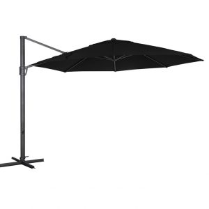 Садовый зонт "Fiesole", цвет антрацит/черный