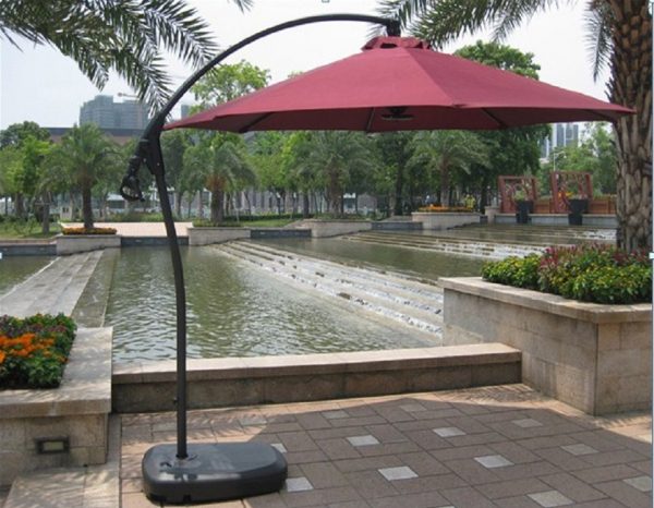 Садовый зонт "GardenWay А005", цвет бордовый