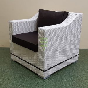 Кресло из искусственного ротанга "Era" cream| Rotanga-Mebel.ru