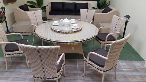 Плетеная мебель "Era" dining beige| Rotanga-Mebel.ru