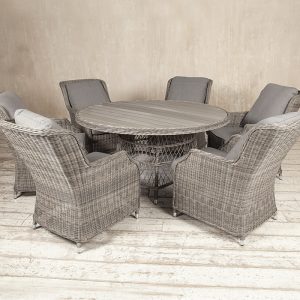Плетеная мебель "Orlando" dining retro grey | Rotanga-Mebel