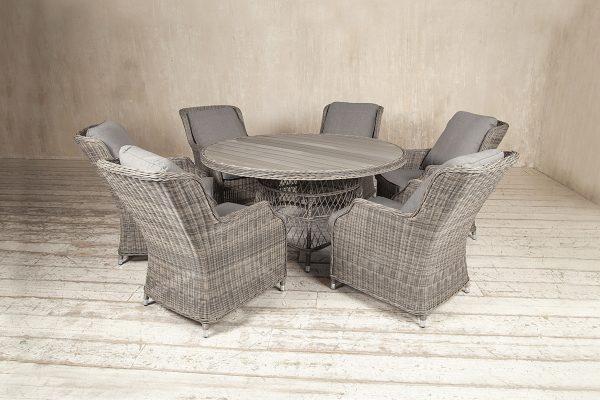 Плетеная мебель "Orlando" dining retro grey | Rotanga-Mebel